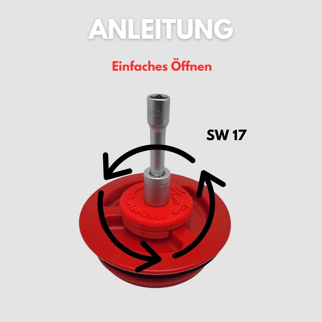 Wassertank Verschluss-Werkzeug (R)