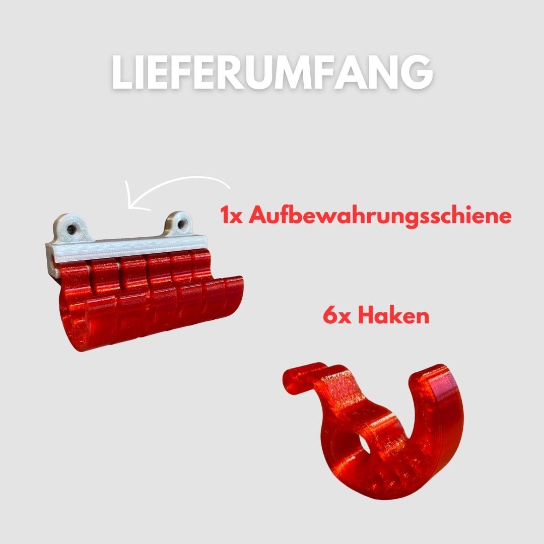 Markisenhaken mit Befestigungsschiene für 7mm Kederschiene, Kleiderbügel Caravan/Wohnwagen/Wohnmobil, Wäscheständer, Wäschetrockner zum Hängen