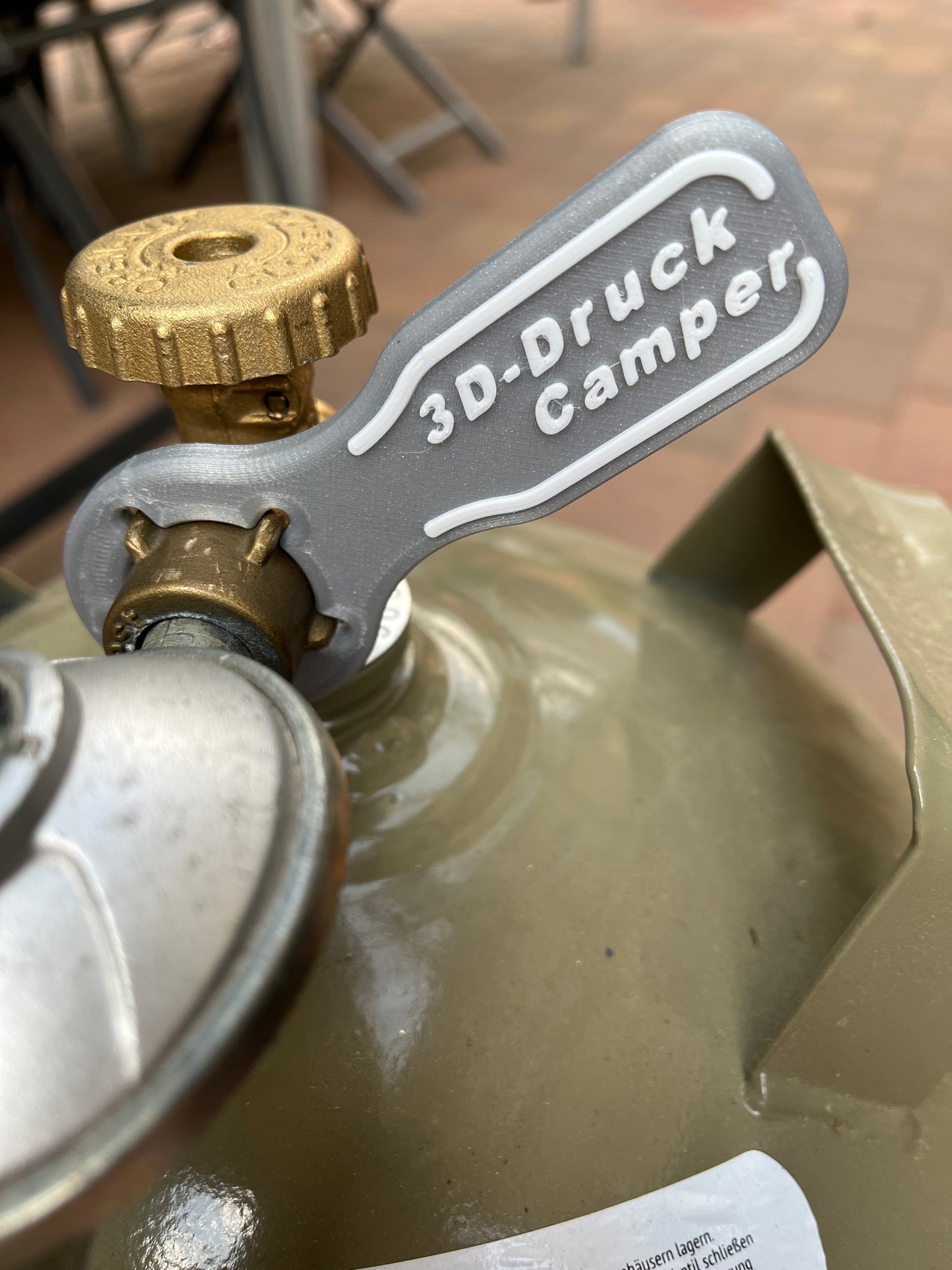 Gasflaschenschlüssel geschlossen, Schlüssel für Gasflasche in geschlossener Form, Gasflaschenschlüssel zum Überziehen