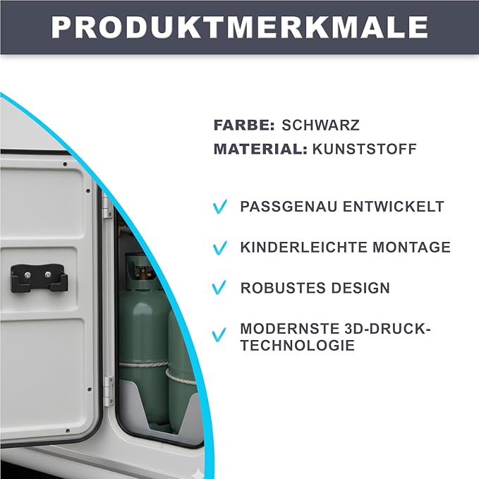 Halterung passend für Gaslock GL-3001-21 Gaslevel Füllstandsanzeige für Gasflaschen