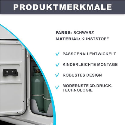 Halterung passend für Gaslock GL-3001-21 Gaslevel Füllstandsanzeige für Gasflaschen