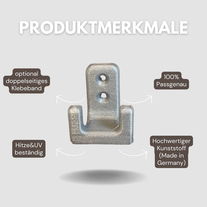 Doppelhaken - schraubbar
