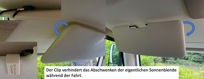 Sonnenblenden Clip für Vollintegrierte Wohnmobile